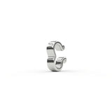 Chunky Link Ear Cuff in Sterling Silver