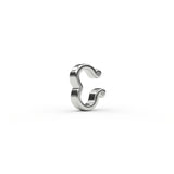 Chunky Link Ear Cuff in Sterling Silver