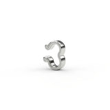 Chunky Milgrain Ear Cuff in Sterling Silver