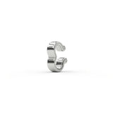 Chunky Milgrain Ear Cuff in Sterling Silver