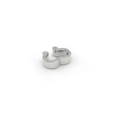 Chunky Milgrain Ear Cuff in Sterling Silver