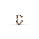 Signature Swirly Ear Cuff in 18ct Rose Gold