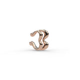 Heartbeat Ear Cuff in 18ct Rose Gold