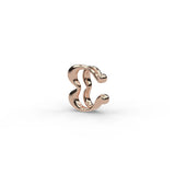 Heartbeat Ear Cuff in 18ct Rose Gold