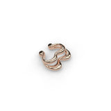 Heartbeat Ear Cuff in 18ct Rose Gold